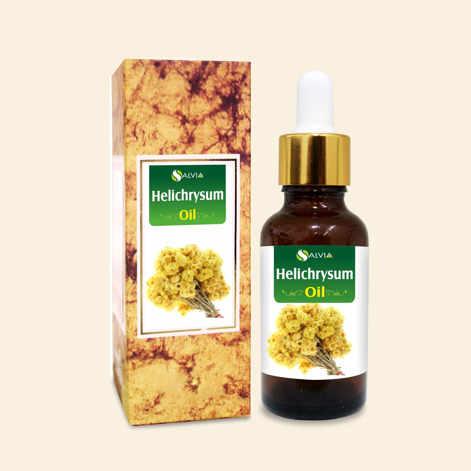 Salvia Natural Essential Oils,Best Essential Oils for Skin Helichrysum Oil (Helichrysum Italicum) Natural and Pure Essential Oil